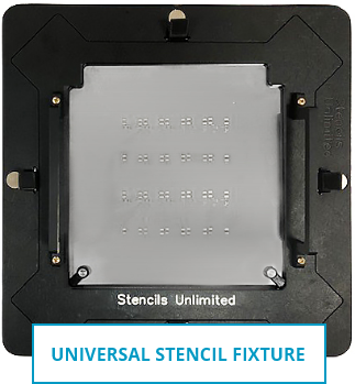Universal fixture stencil